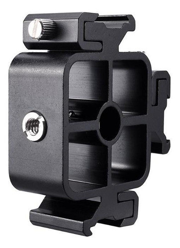 Soporte Zapata Triple Hot Shoe Adaptador Para Flash Paraguas 1