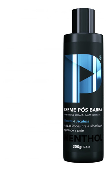 Creme Pós Barba Play Barber 300g Menthol Estimula Regenera 0