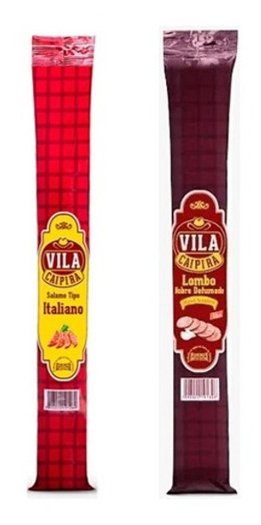 Kit: Salame Italiano + Salame Nobre Defumado  Vila Caipira 0