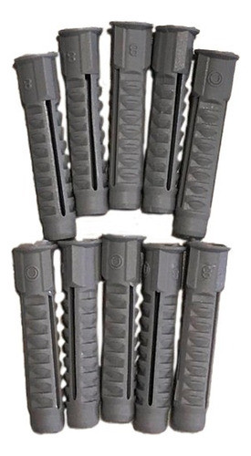 Tarugo Nylon 8mm Crecchio Tres Cortes - 50 Unidades 0