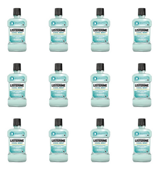 Kit C/12 Listerine Zero Álcool Enxaguante Bucal 250ml 0