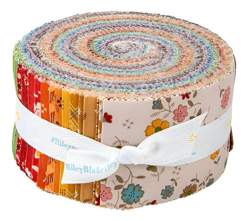 Tiras Jelly Roll De 64 Cm, Diseño Autumnal De Lori Holt 0