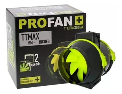 Extractor Indoor Profan Ttmax 125 - 2speed (garden High Pro) 0