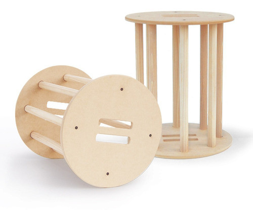 Cilindro Montessori Didactico Fibrofácil Pikler Waldorf Fl 0