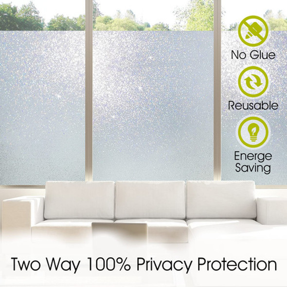 Film De Privacidad Para Ventanas Bloqueo Uv 44cmx4m Brillos 1