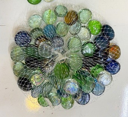 50 Pacotes Pedra De Vidro Atacado Artesanato Decoração 1