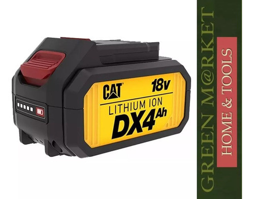 Batería Litio Caterpillar Dxb4 4 Amperes 18v P/herram Cat 1