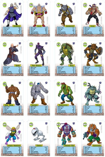 Naipes - Tmnt Tortugas Ninja Animadas - Universo Retro 1