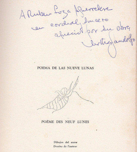 1957 Poesia Uruguay Mirtha Gandolfo Poema De Las Nueve Lunas 1
