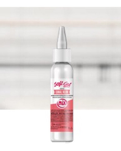 Colorante Soft Gel 25 Gr. Color Coral Neón Repostería 0