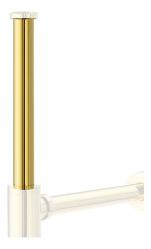 Prolongador De Sifão Metálico Para Banheiro (line Dourado) 0