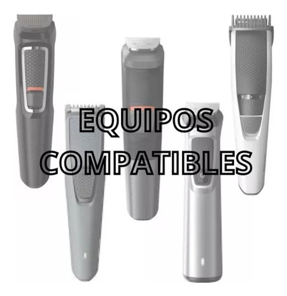 Peine Guía 5mm Corta Barba Philips Mg3730 Mg5730 Mg7715 1