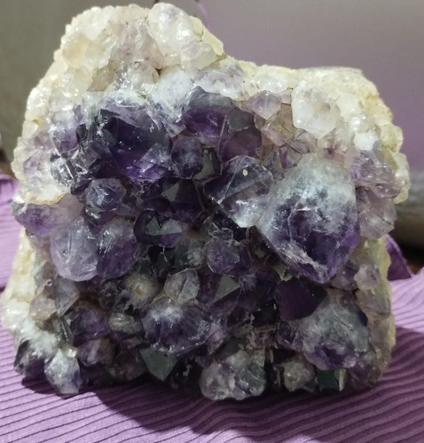 Piedra Drusa De Amatista Muy Grande, Energética , Armoniosa 0