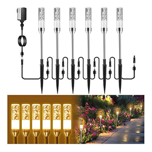 B-right Led Luces De Camino Al Aire Libre, 6 Piezas 3w Luces 0