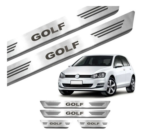 Soleira Aço Inox Puro Com Dobra Golf Gpi 0