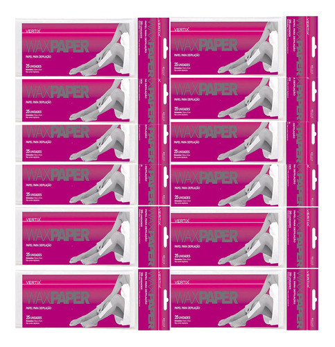 Papel Para Depilação Falso Tecido Wax Papper 400pcs Vertix 0