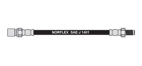 Flexible Freno Volkswagen Karmann Ghia 480mm Del. 1