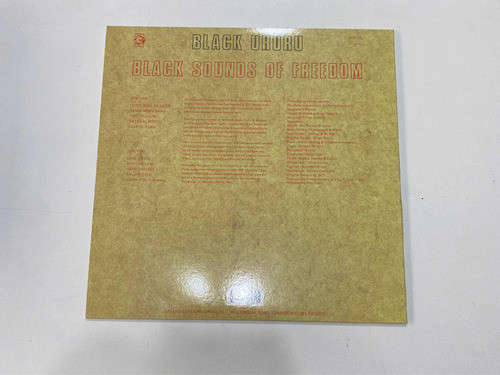 Lp Reggae- Black Uhuru ( Black Sounds Of Freedom ) 1