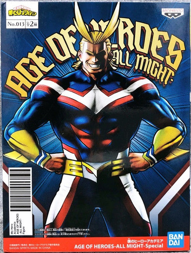 My Hero Academia All Might Banpresto Age Of Heroes - Banpres 0