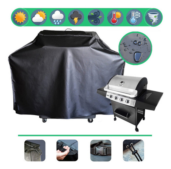 Funda Cubre Parrilla Lona Gruesa Gas Bram Metal Impermeable! 0 Funda Cubre Parrilla Lona Gruesa Gas Bram Metal Impermeable! 0