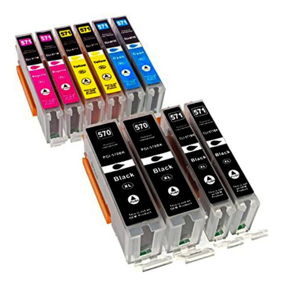 10 Cartuchos Mg5750 Compatibles. Colores A Elección 0