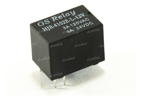 20 Reles Bobina 12v 3a 120v 1 Simple Inversor Hjr-4102e-l-12 0