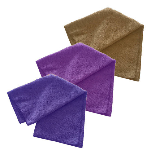 Set X3 Paño De Limpieza Microfibra 40x40cm 1