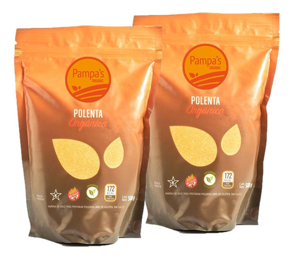 Polenta Orgánica Sin Tacc Pampa´s Organic 2 X 500 Grs 0 Polenta Orgánica Sin Tacc Pampa´s Organic 2 X 500 Grs 0