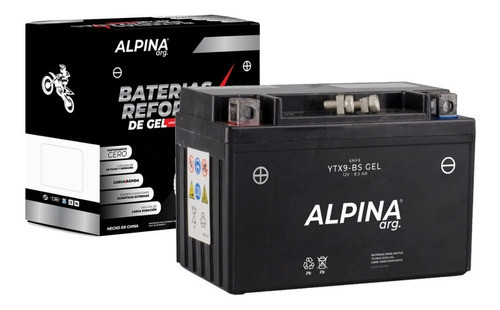 Bateria Gel Alpina Yt9a X Ytx9 Bs Dominar 400 Gw - Sti 0