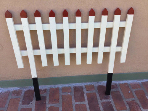 Cerco Madera Pintado (7 Uns) De 1 Mt Ancho X 90 Cm Alto 0