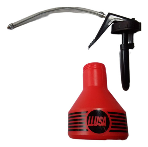 Aceitera Llusa A Bomba (manual) Plástica 500cc Pico Flexible 1