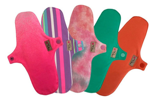 Kit Absorvente De Pano Noturno E Bolsinha Vai De Chica 0