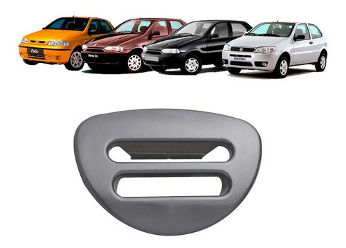 Tampão Superior Central Painel Palio G1 G2 Fire Até 12 Cinza 0