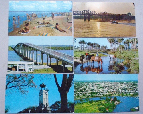 #p Lote 10 Postales A Color - Provincia Entre Rios Años 70 0