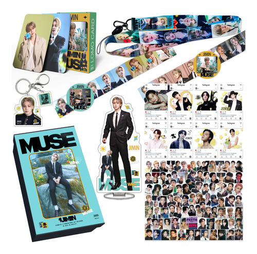 Caixa De Presente Bts Jimin Solo Album Muse Photo Card 2024 0