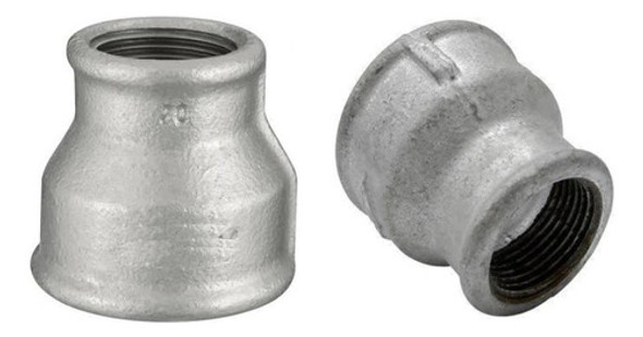 Conexão Luva De Redução Galvanizada - 4 X 3 Polegadas 0