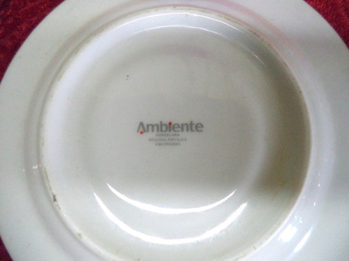 Porcelana Antiga Pires Lote Com 4 Lindos (bb) 1