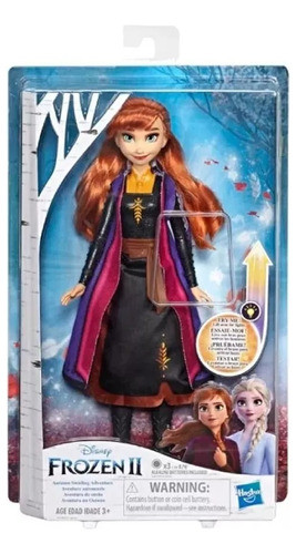 Muñeca Frozen Anna Con Luz Disney Hasbro E6952 0