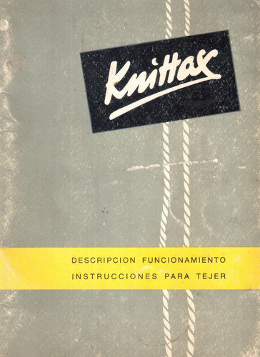 Manual Para Máquina De Tejer Knittax S7, Digital En Pdf 0