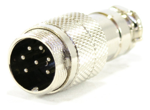 Ficha Conector Macho Cable Microfono 7 Pines Rosca Din 0