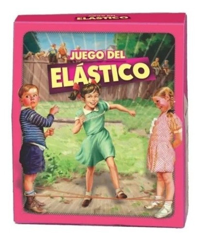 Juego Del Elástico Saltar Clásico Retro Va Con Moño 0