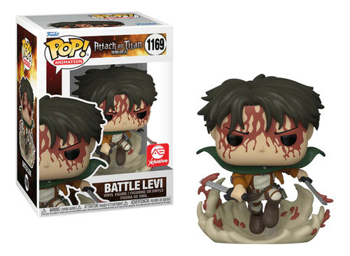 Attack On Titan, Modelo Levi, 15 Cm, Bonecos De Ação, Pop, P 0