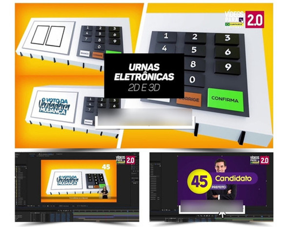 Vídeo Para Campanhas Política 2.0 Editáveis After Effects 1