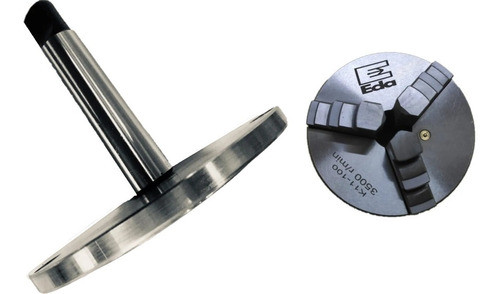 Placa Para Torno 100mm + Flange Cm2 0