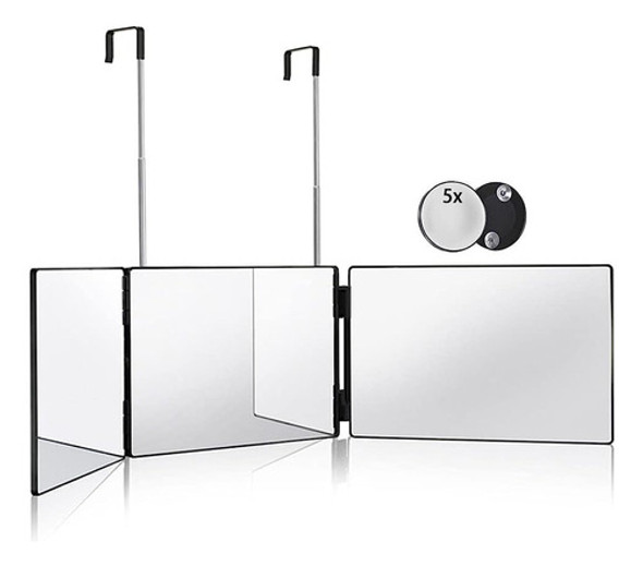 ~? Hieey 3 Way 360 Trifold Mirror Para Corte / Peinado De Ca 0
