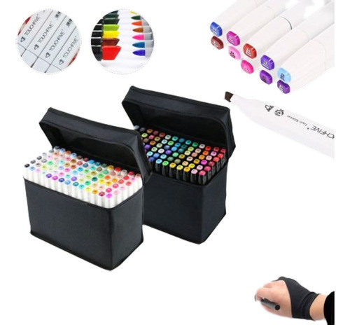 Profesional General 168 Color Touch Five Graphic Marker Pen 0