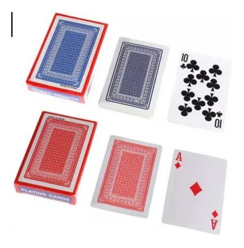 Cartas De Poker Plastificadas De 8,5 X 5,5cm 2 Mazos. Oferta 0