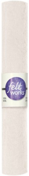 Dimensiones Hoja De Fieltro Artesanal 100% Lana Blanca, 12 0