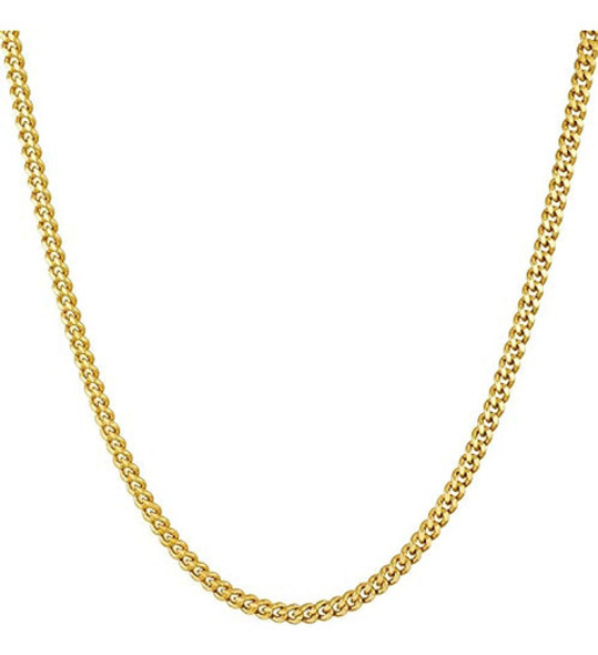 Joyería De Por Vida Collar De Oro Para Mujeres Y Hombres [ca 0