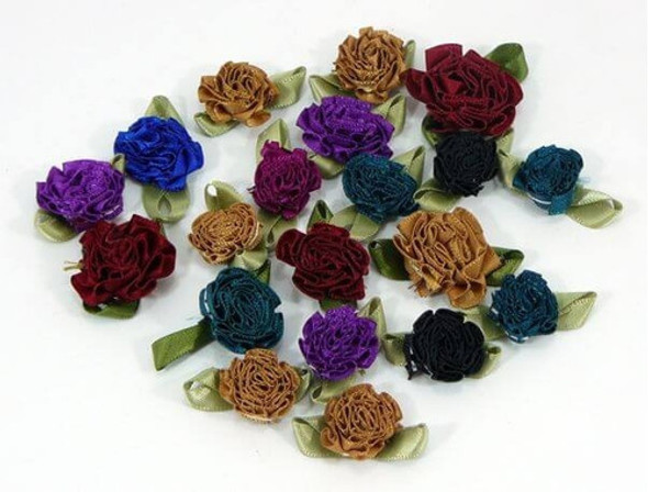 Flores De Tela Surtidas (puede Elegir Color) - 20 Unidades 0